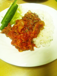 豚こま肉のトマト煮込み-レシピのメイン写真