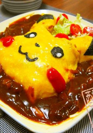 ピカチュウさんオムライス-レシピのメイン写真