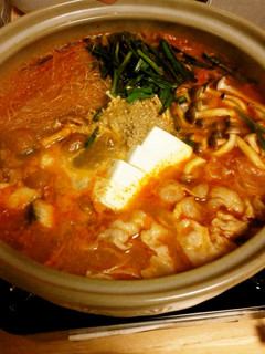 白菜キムチで作るキムチ鍋-レシピのメイン写真