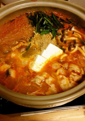白菜キムチで作るキムチ鍋-レシピのメイン写真
