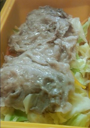 簡単！ジュ～シ～　豚肉らくチンメニュー-レシピのメイン写真