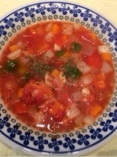 きれいにすっきり!ダイエットトマトスープ-レシピのメイン写真