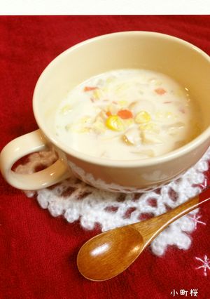 ★野菜たっぷり豆乳スープ★-レシピのメイン写真