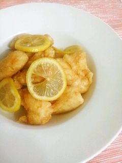 給食menu*ささ身のレモン煮-レシピのメイン写真