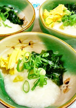 湯葉とわかめの山かけ♪-レシピのメイン写真
