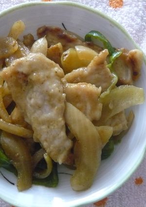焼肉のタレＤＥ豚肉のカレー風味炒め-レシピのメイン写真