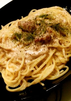 濃厚♪たらこクリームスパゲティ-レシピのメイン写真