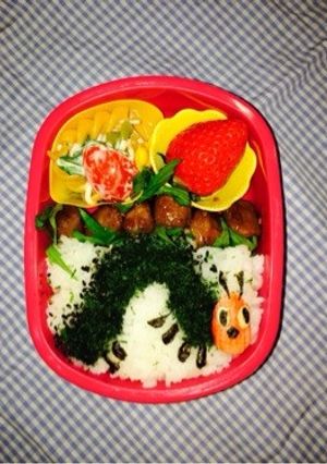 はらぺこあおむし時短簡単キャラ弁-レシピのメイン写真