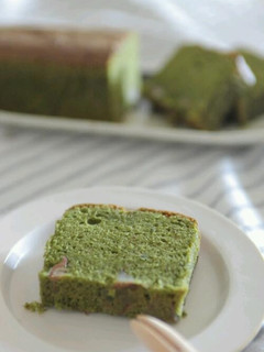 栗の渋皮煮入り♡抹茶パウンドケーキ-レシピのメイン写真