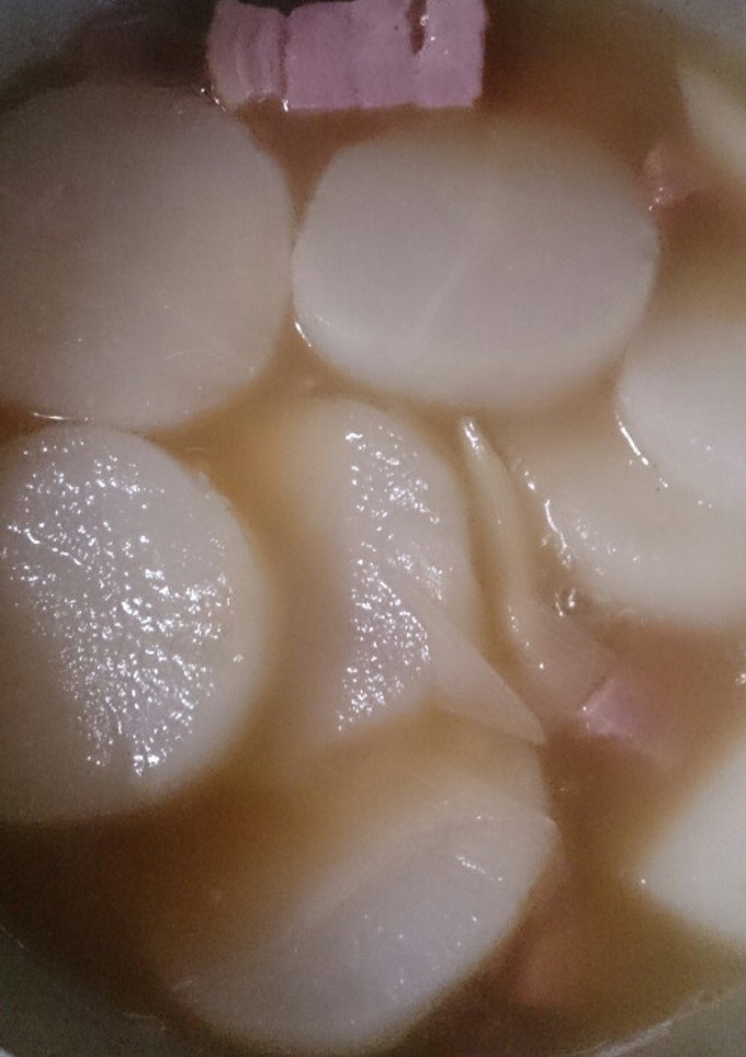 簡単！大根とベーコンの煮物-レシピのメイン写真