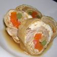 豚と油揚げのくるくる巻き