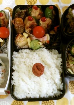 売り切れ御免★ﾋﾟｰﾏﾝの肉詰め弁当-レシピのメイン写真