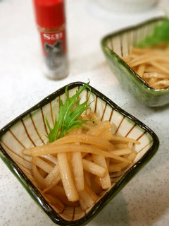 節約料理★ポリポリ食感大根の皮のキンピラ-レシピのメイン写真