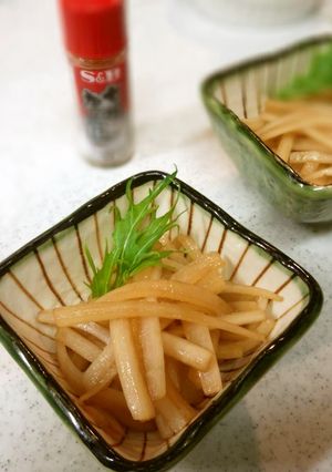 節約料理★ポリポリ食感大根の皮のキンピラ-レシピのメイン写真