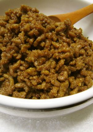 甘辛カレー味の肉そぼろ-レシピのメイン写真