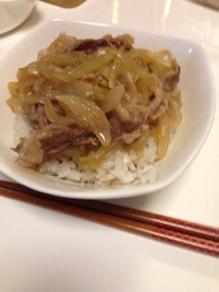 我が家の牛丼-レシピのメイン写真