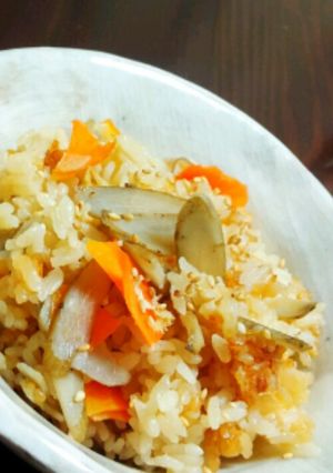 きんぴら炊き込みご飯-レシピのメイン写真