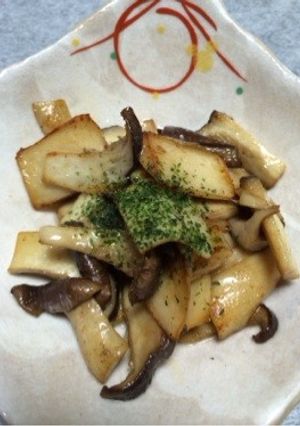 簡単☆エリンギのバター(マーガリン)焼き-レシピのメイン写真