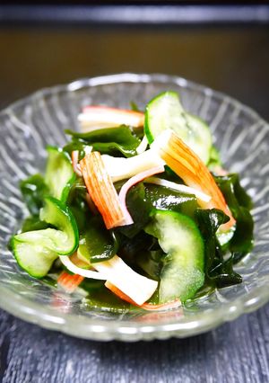 ☆きゅうり･わかめ･カニカマの酢の物☆-レシピのメイン写真