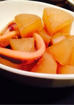 簡単！イカと大根の煮物-レシピのメイン写真
