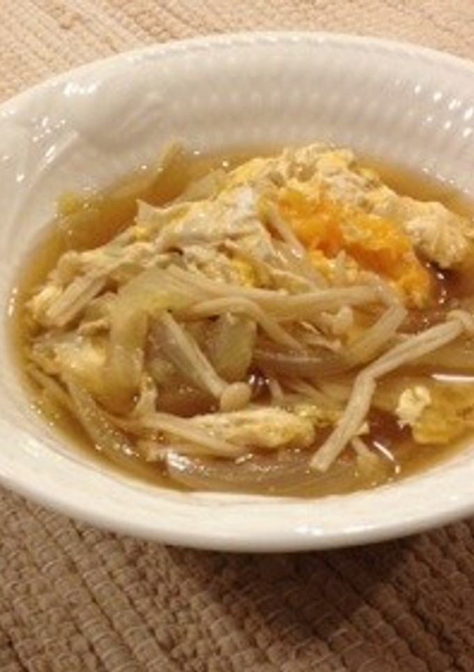 【簡単！】えのきの玉子とじ-レシピのメイン写真
