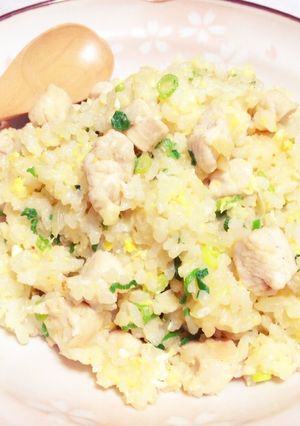 シンプルな鶏と玉ねぎのチャーハン♡-レシピのメイン写真