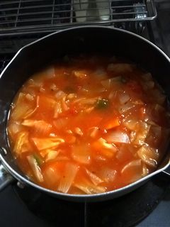 残り野菜でトマトスープ-レシピのメイン写真