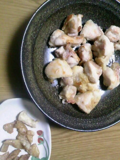 米粉でつくる竜田揚げと鶏皮せんべい-レシピのメイン写真
