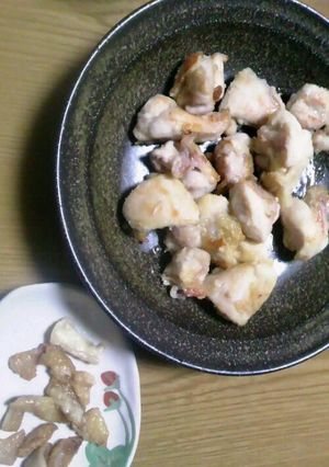 米粉でつくる竜田揚げと鶏皮せんべい-レシピのメイン写真