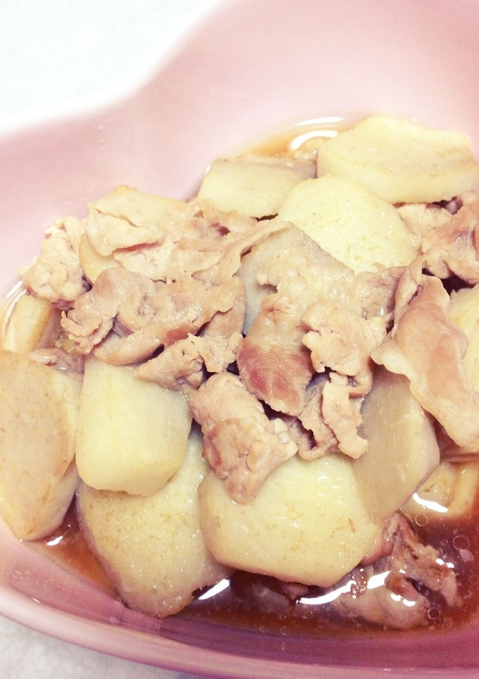 豚肉と里芋の甘めな炒め煮♡-レシピのメイン写真