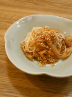 おつまみ✿キムチと素麺のちょこっと和え-レシピのメイン写真