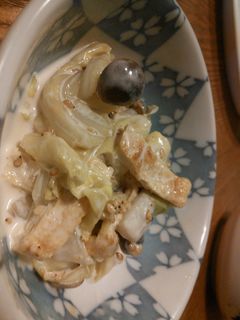 キャベツ☆油揚げ☆しめじのごまマヨ-レシピのメイン写真