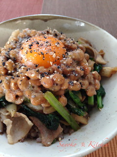 納豆丼シリーズ☆納豆パワフル丼-レシピのメイン写真