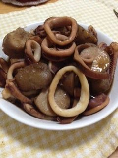 イカと里芋の煮物-レシピのメイン写真