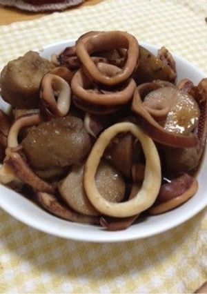イカと里芋の煮物-レシピのメイン写真