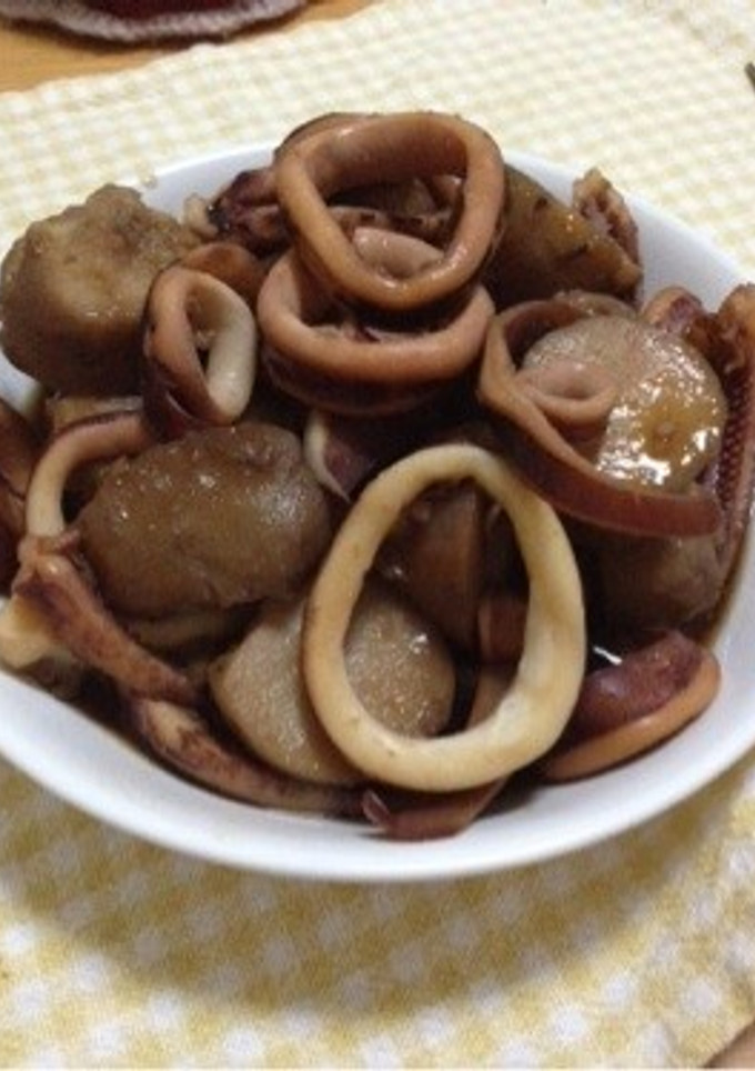 イカと里芋の煮物-レシピのメイン写真