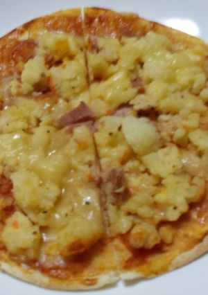 リメイク&簡単すぎる☆ピザ←ポテトサラダ-レシピのメイン写真