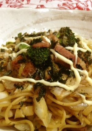 ソース焼きパスタ-レシピのメイン写真