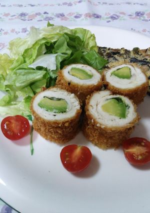 鶏ささみのアボカドしそチーズ巻きフライ-レシピのメイン写真