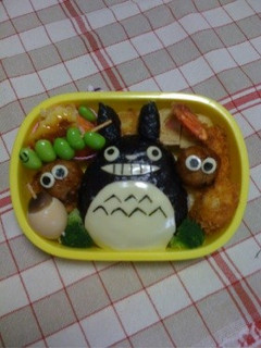 キャラ弁★トトロ&まっくろくろすけ-レシピのメイン写真