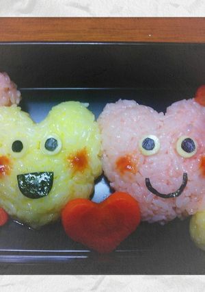 簡単ハートキャラ弁♥-レシピのメイン写真