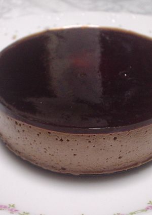 タマゴ抜き！寒天チョコババロアケーキ-レシピのメイン写真