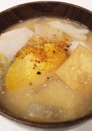甘酒で♪お酒っぽくない簡単粕汁-レシピのメイン写真