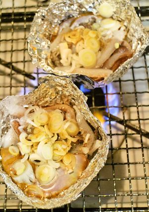 わた好きさんに捧ぐ！ゲソとわたのホイル焼-レシピのメイン写真