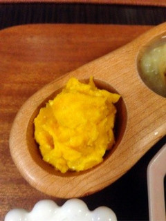 離乳食☆かぼちゃのカッテージチーズサラダ-レシピのメイン写真