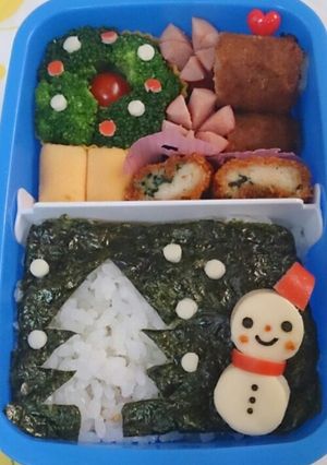 簡単☆クリスマスキャラ弁-レシピのメイン写真