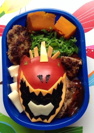 トマトでキョウリュウレッドカーニバル-レシピのメイン写真