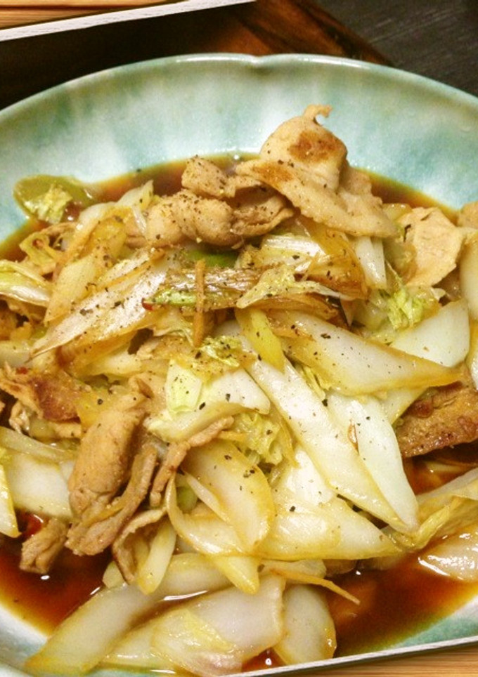 ご飯がすすむ！我が家の★白菜の黒酢炒め★-レシピのメイン写真