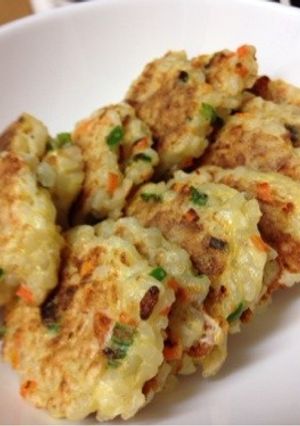 お野菜たっぷり〜な落とし焼き☆離乳食にも-レシピのメイン写真
