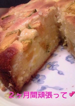 南瓜とクリームチーズのパウンドケーキ-レシピのメイン写真